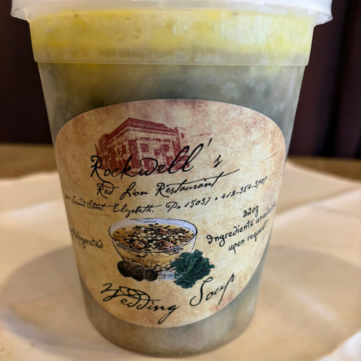 Frozen Wedding Soup.