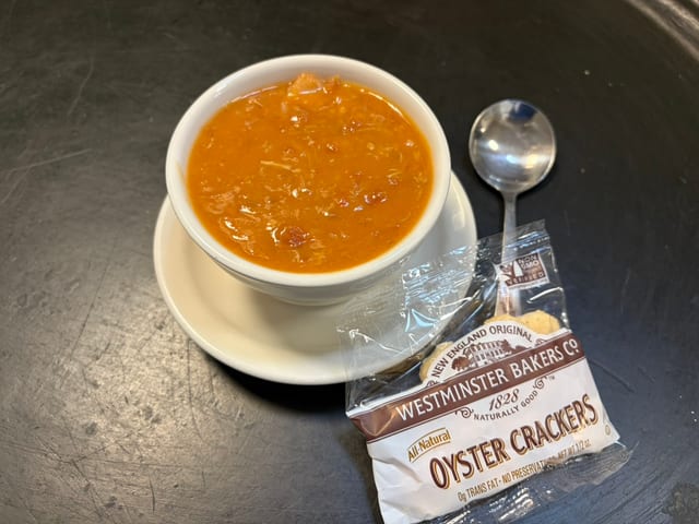 Cup Soup Du Jour.