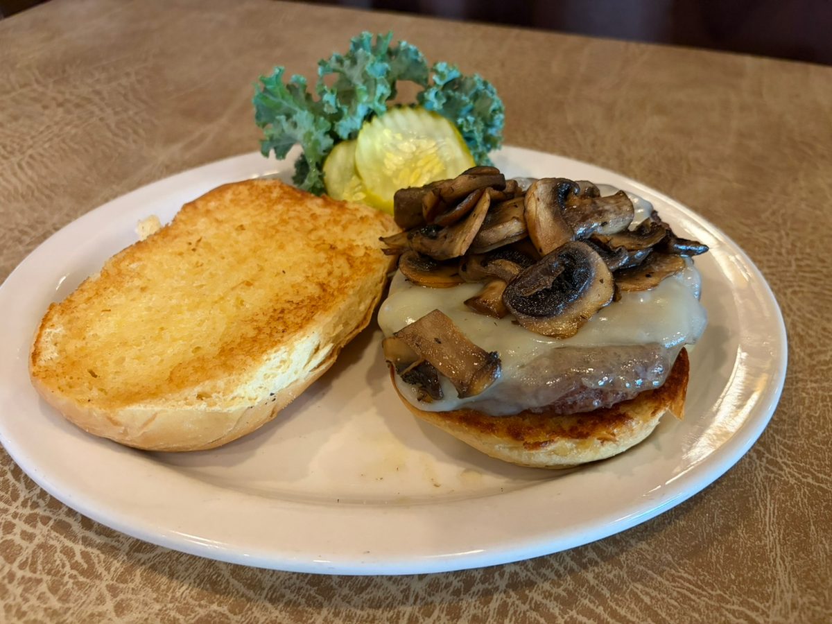 Swiss Mushroom Burger