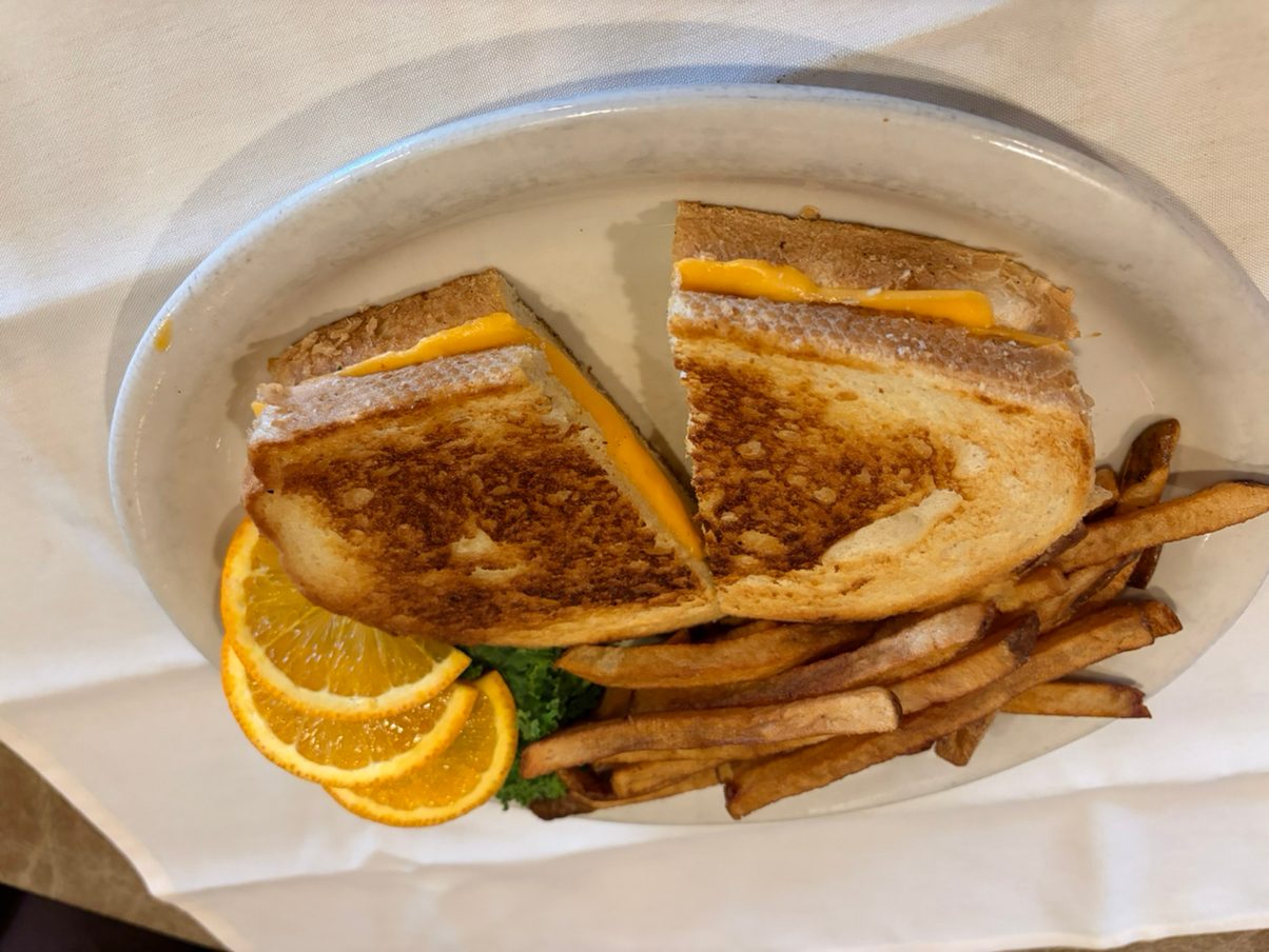 Kids Grilled Cheese & Fries.
