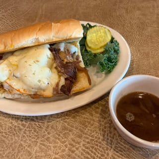French Onion Pot Roast Hoagie