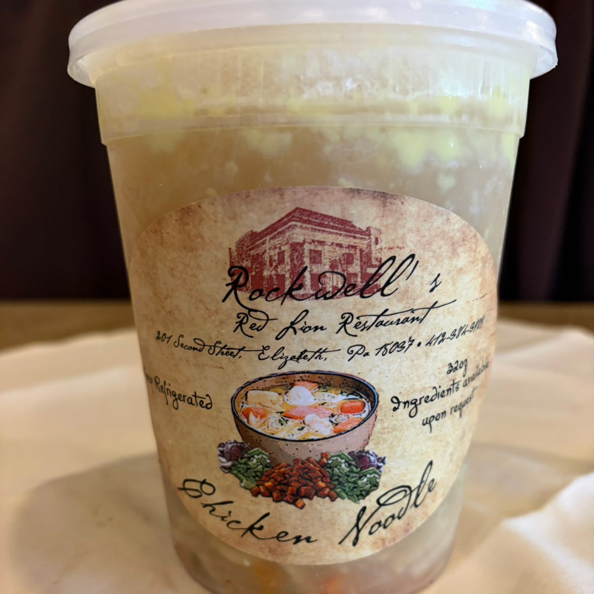 Frozen Chicken Noodle.