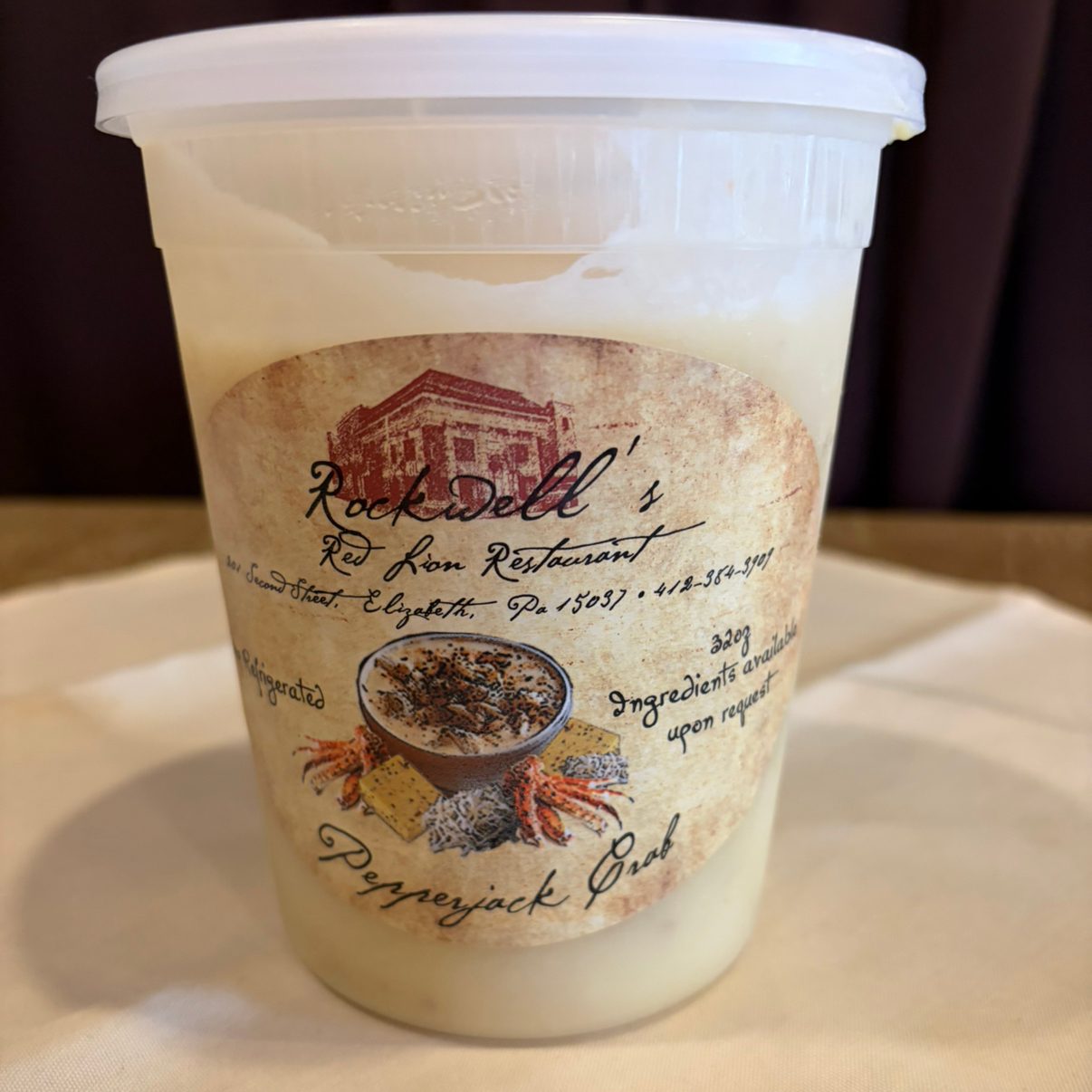 Frozen Pepperjack Crab.