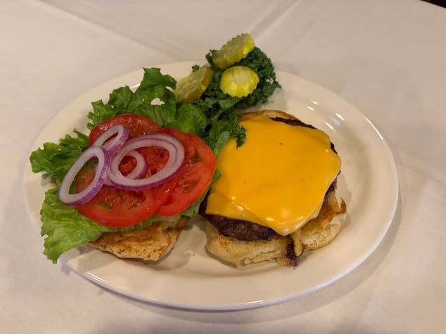 Lion Burger.