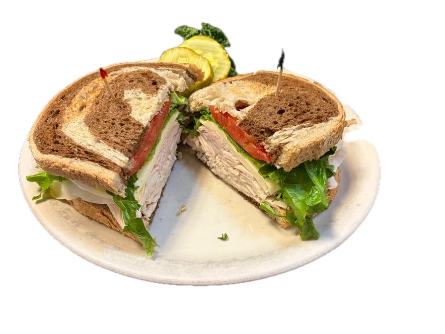 Egg Salad, Turkey, Corned Beef or Baked Ham.