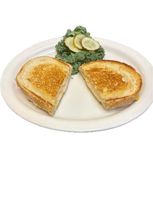 Three Cheese Grilled Cheese Sandwich.