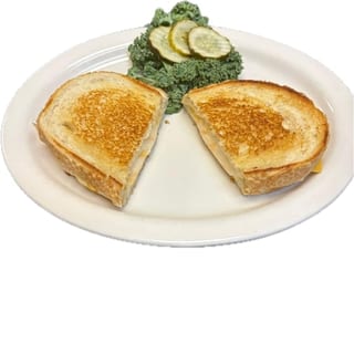 Three Cheese Grilled Cheese Sandwich^