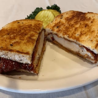 Blackberry Chicken Sandwich^