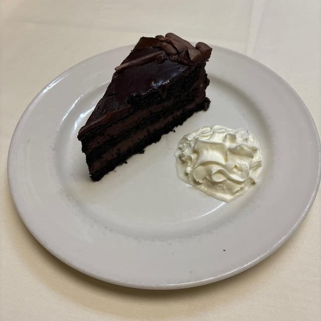 Chocolate Mousse Cake.