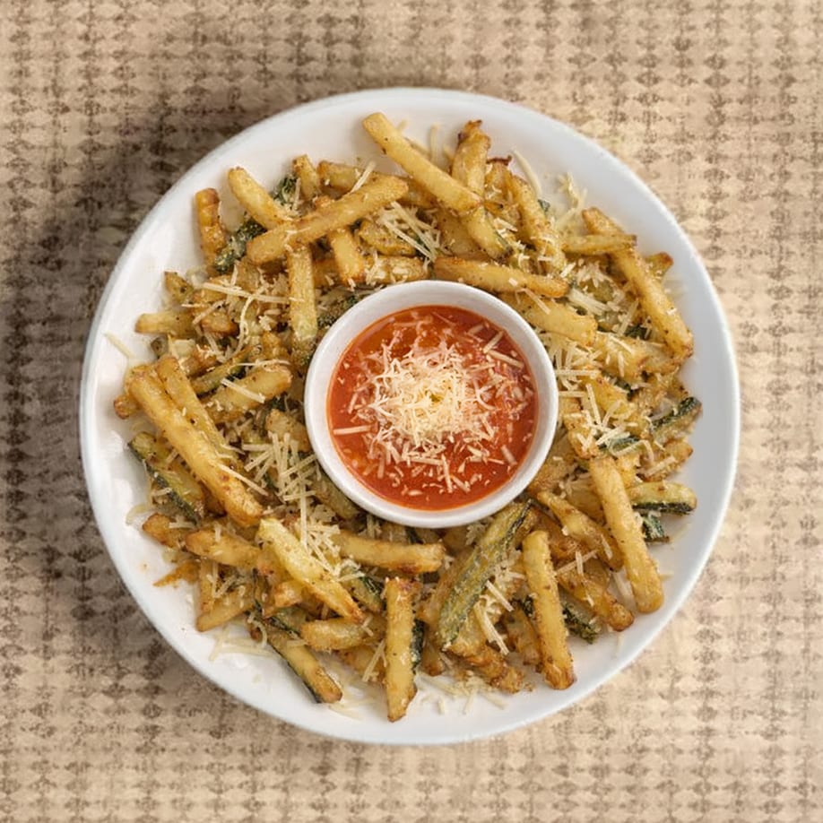 Deep-Fried Zucchini Fries.