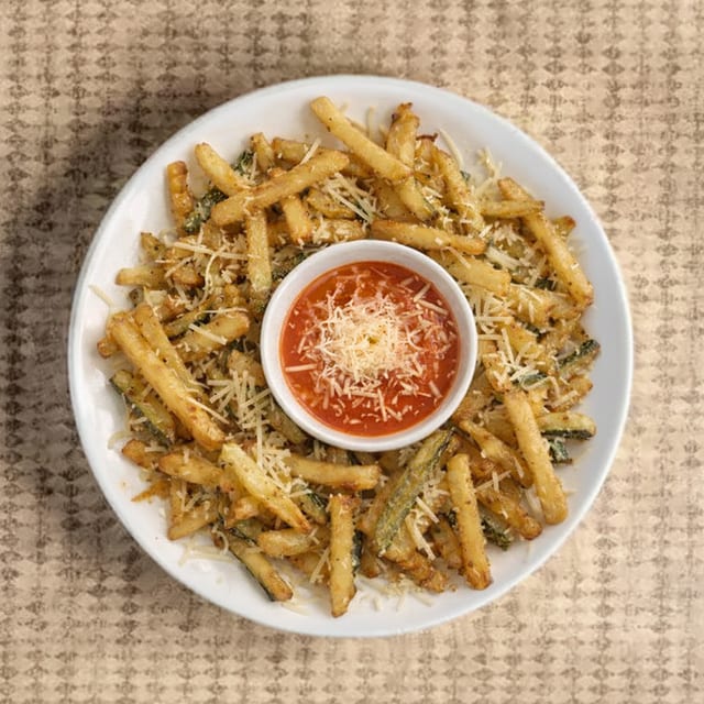 Deep-Fried Zucchini Fries.