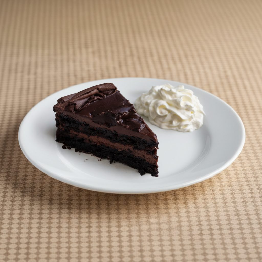Chocolate Mousse Cake.