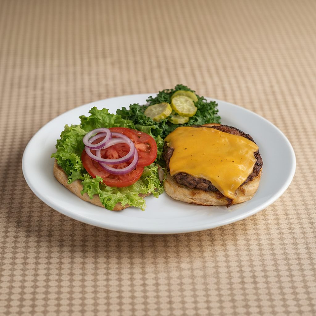 Lion Burger.