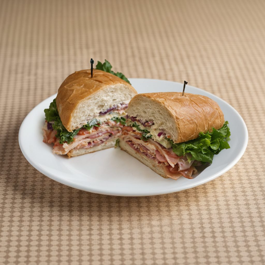 Warm Italian Hoagie.