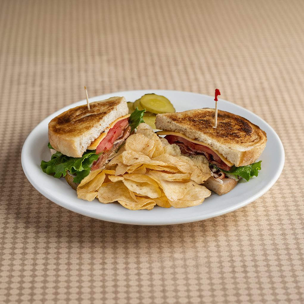 Turkey & Bacon Sandwich.